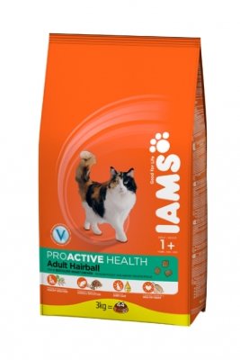 Iams корм для кошек длинношерстных 