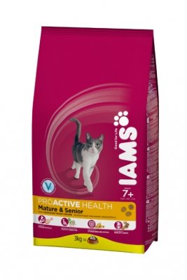 Iams корм для пожилых кошек 