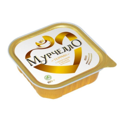 Мурчелло террин с белой рыбой и нежной курочкой для кошек, соус 