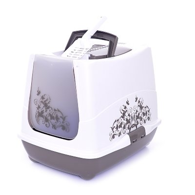 Moderna Туалет-домик Trendy Cat с угольным фильтром и совком, 50х41х39см 