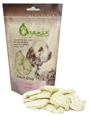 Organix Лакомство для собак «Печенье» (Biscuit) 