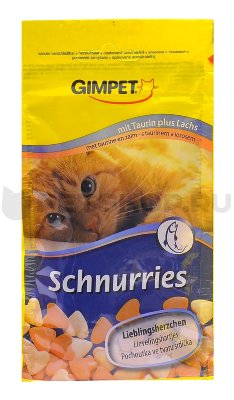 Gimpet витамины для кошек Сердечки с лососем 