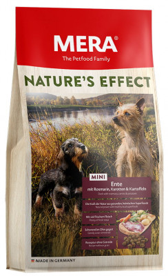 MeraDog NATURE'S EFFECT Mini Ente Mit Rosmarin, Karotten &amp; Kartoffeln (утка с розмарином, морковью и картофелем. Для собак мелких пород) 