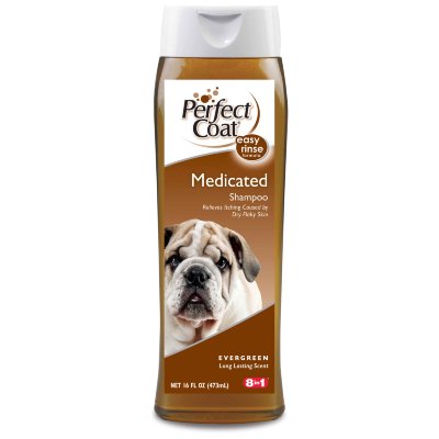 8 в 1 Шампунь от перхоти и зуда для собак (PC Medicated Shampoo) 