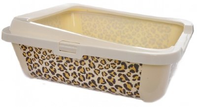 Moderna Туалет-лоток "Сафари" с бортами, 51х39х19см (Safari) 