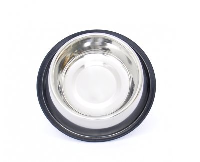 Benelux Нескользящая стальная миска для собак (Dog bowl stainless steel with rubber) 