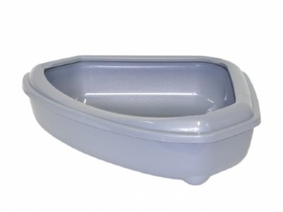 Moderna Туалет-лоток угловой с рамкой corner+rim, 55х45х13 