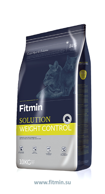Fitmin Cat Solution Weight Control корм для кошек с проблемами веса и стерилизованных 