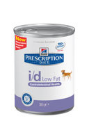 Hill's Prescription Diet i/d Canine Low Fat консервы для лечения ЖКТ для собак. Высоко усваиваемый рацион с низким содержанием жира.
