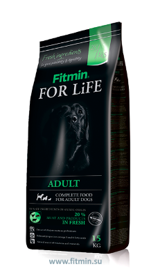 Fitmin dog For Life Adult корм для собак всех пород 