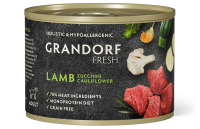 Grandorf Fresh для собак Паштет из ягненка с цукини и цветной капустой