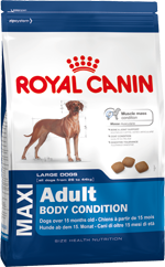 Royal Canin MAXI ADULT BODY CONDITION Корм для собак с высокими энергетическими потребностями Полнорационный сухой корм для взрослых собак крупных размеров (вес собаки от 25 до 45 кг) с высокими энергетическими потребностями