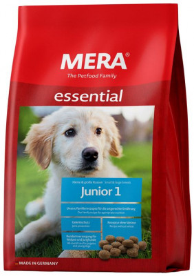 MeraDog essential  Junior 1 для растущих собак малых и средних пород до завершения периода роста, для растущих собак больших пород до 5-о месяца 