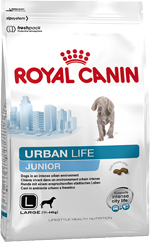 Royal Canin URBAN JUNIOR LARGE DOG Сухой корм для щенков в возрасте до 12/15 месяцев (вес взрослой собаки более 10 кг) Полнорационный корм для щенков собак крупных размеров (вес взрослой собаки от 11 до 44 кг) в возрасте до 12/15 месяцев, живущих в городских условиях.