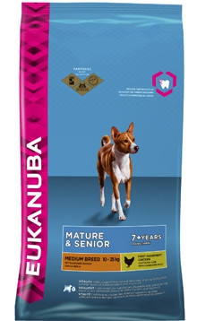 Eukanuba Dog Mature &amp; Senior для зрелых и пожилых собак средних пород Для собак мелких пород зрелого и пожилого возраста (весом < 10 кг, в возрасте старше семи лет)
