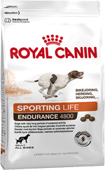 Royal Canin ENDURANCE 4800 Питание для взрослых собак любых размеров, физическая активность которых носит очень продолжительный характер. Полнорационный корм для взрослых собак, подверженных затяжным и повышенным физическим нагрузкам