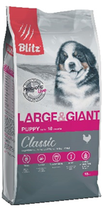 BLITZ PUPPY LARGE&amp;GIANT BREEDS сухой корм для щенков крупных и гигантских пород 