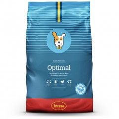 Husse OPTIMAL корм для активных собак средних и крупных пород 