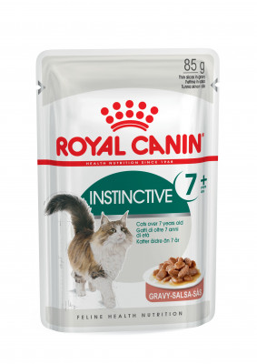 Royal Canin INSTINCTIVE +7 (В ЖЕЛЕ) Влажный корм для кошек старше 7 лет МЕЛКИЕ КУСОЧКИ В СОУСЕ ДЛЯ КОШЕК СТАРШЕ 7 ЛЕТ