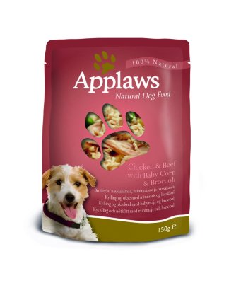 Applaws Паучи для Собак с Курицей, Говядиной и овощным ассорти (Dog Chicken &amp; Beef - Veg Pouch) 