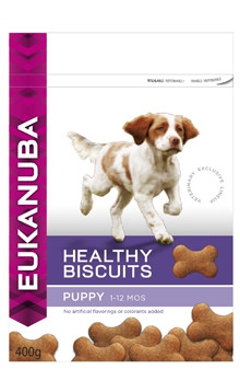 Eukanuba Dog Puppy Healthy Extras бисквиты для щенков всех пород Для щенков всех пород (в возрасте от одного до 12 месяцев)