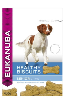 Eukanuba Dog Senior &amp; Mature Healthy Extras бисквиты для зрелых и пожилых собак всех пород Для собак всех пород зрелого и пожилого возраста (старше семи лет)