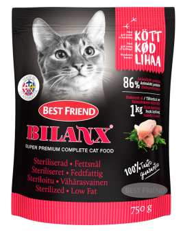Bilanx Best Friend Для кастрированных и стерилизованных кошек (Sterilized) 