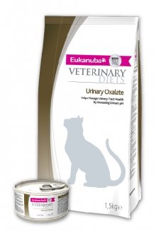 Eukanuba Urinary Oxalate для кошек при мочекаменной болезни оксалатного типа Диетический полноценный корм для кошек с низким уровнем кальция, предназначенный для снижения риска образования оксалатных камней