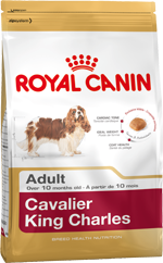 Royal Canin CAVALIER KING CHARLES ADULT Корм для собак породы Кавалер-кинг-чарльз-спаниель старше 10 месяцев Корм для кавалер-кинг-чарльз-спаниеля содержит необходимые для поддержания сердечной деятельности питательные вещества: специально подобранные пропорции минералов, эйкозапентаеновая и докозагексаеновая кислоты, таурин, L-карнитин.