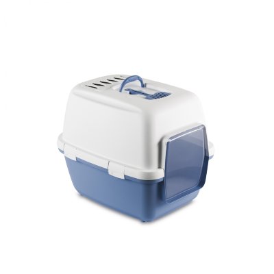 Stefanplast Туалет-домик Cathy Comfort с уголным фильтром и совочком, 58х45х48см 