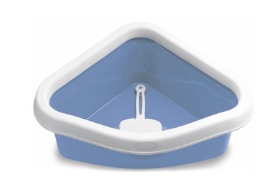 Stefanplast Туалет угловой Sprint Corner, с рамкой и совочком, 40*56*14см 
