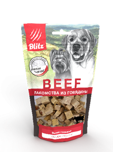 BLITZ Лакомство для собак "ВЫМЯ ГОВЯЖЬЕ" 