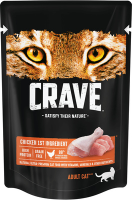 Crave полнорационный консервированный корм для взрослых кошек, с курицей
